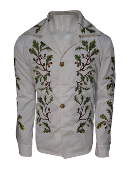 Saltburn Barry Keoghan White Jacket