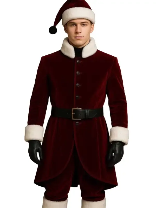 Santa Claus Red Velvet Coat