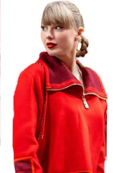 Taylor Swift Louis Vuitton Red Jacket