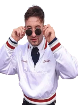 barry keoghan white jacket