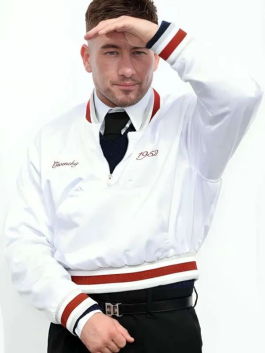 barry keoghan white jacket