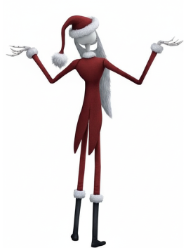 Jack Skellington Santa Costume Suit