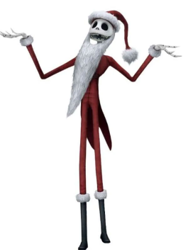 Jack Skellington Santa Costume Suit