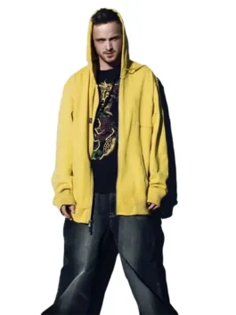 Jesse Pink Man Yellow Hoodie
