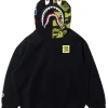 BAPE x Cr7 Shark Full Zip Hoodie with shark face detail, cozy fit and sporty street finish
