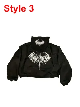 Back view of the Narcissist aesthetic bomber jacket featuring bold 