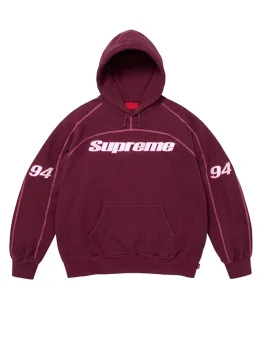 Supreme Overlock hoodie styled for everyday wear, clean overlock seams and comfy relaxed street fit