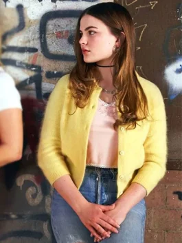 Olivia Holt Cruel Summer 2021 jacket inspired look with a clean casual fit.