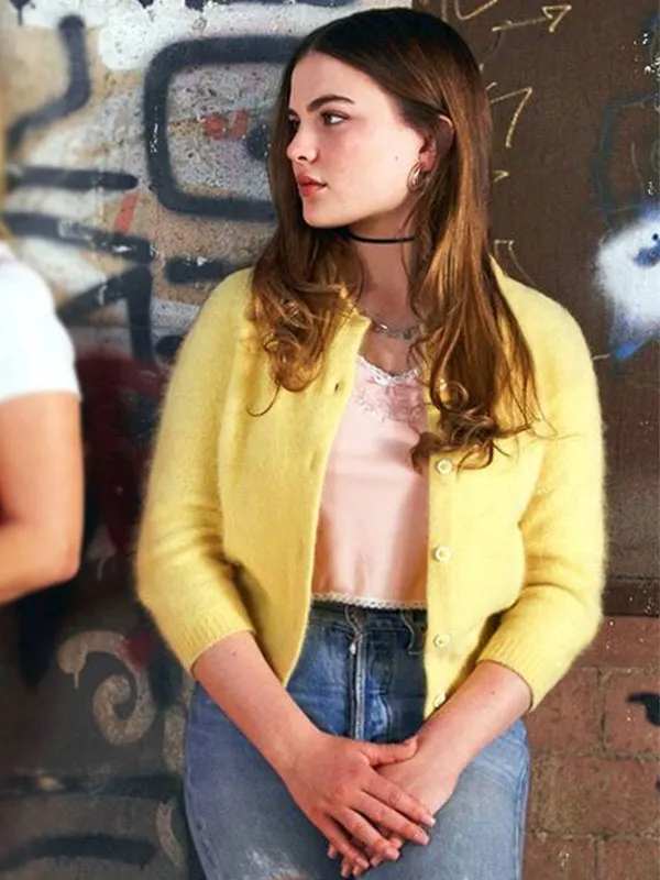 Olivia Holt Cruel Summer 2021 jacket inspired look with a clean casual fit.