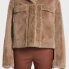 Zion Moreno TV Series Gossip Girl Luna La Fur Trucker Jacket