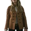 Blake Lively Brown Gossip Girl 2021 Leather Jacket