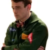 Thomas Doherty Tv Series Gossip Girl Green Patches Jacket