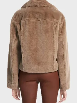 Zion Moreno TV Series Gossip Girl Luna La Fur Trucker Jacket