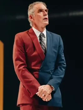 Jordan Peterson twitter suit style with a modern, clean and fitted look.