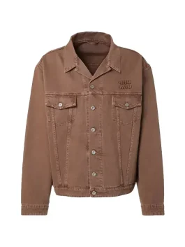 MIU MIU Denim Jacket Brown
