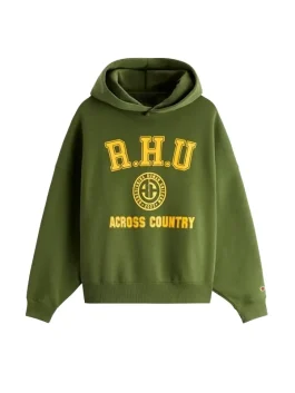 RHU Landon Barker green hoodie style with a clean finish, comfy fit, and streetwear vibe.