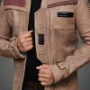 A collection of various Star Wars inspired jackets including pilot styles and smuggler vests.