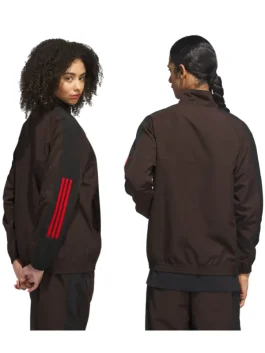 Skateboarding track jacket main view showing zip front, clean sporty style and easy everyday layering fit