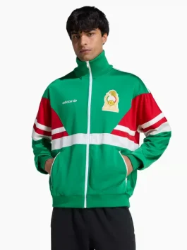 Shop Adidas Mexico 1986 Track Jacket at J4 Jackets. Green full-zip track top with high neck and pockets for travel, gym, and daily wear. Order now,