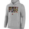 Front view of the Flash Features Wild Card Hoodie showing the Caleb Williams print.