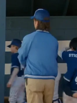 2026 trending Steve Harrington blue bomber jacket. Lightweight, stylish, and inspired by the final season of the hit show.