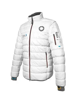 Portal 2 Puffer Jacket Engineer White Jacket