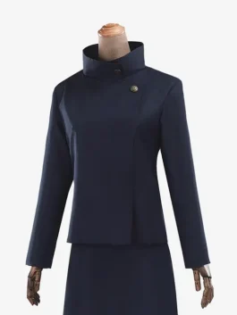A full shot of the Shoko Ieiri Cosplay Costume with a structured jacket and matching trousers.