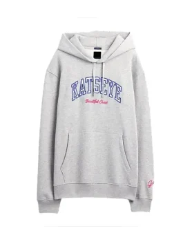 A unisex Katseye Grey Hoodie featuring a soft fleece finish and a comfortable oversized fit.