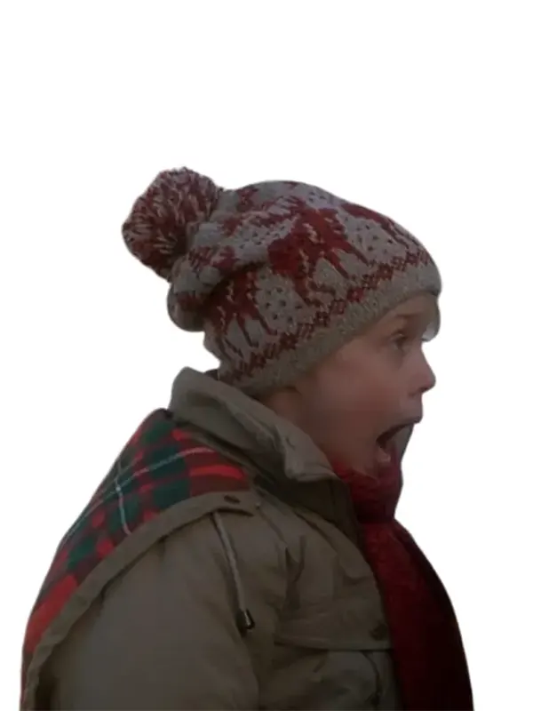 A classic Home Alone Kevin McCallister Beige Jacket featuring a traditional button front and utility pockets.