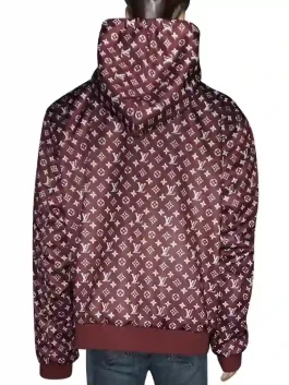 A sophisticated Louis Vuitton Supreme Hoodie in a bright monogram pattern and relaxed fit.