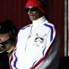 View of the Olympics 2026 Snoop Dogg Track Jacket showing the high quality design and secure fit.