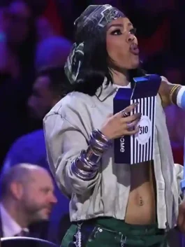 A stylish Teyana Taylor NBA All-Star Game Jacket with a premium finish.