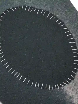 A professional Gallery Dept Archive Black Hoodie made from high quality fleece with an attached hood.