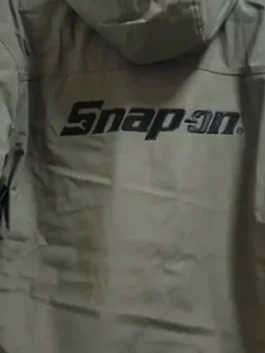 Snap-on Green Racing Jacket for men in bright green with comfortable structure and classic racing jacket design.