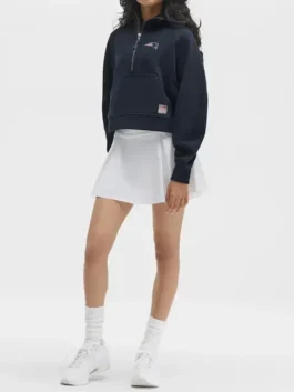 NFL lululemon Scuba Oversized Hoodie in navy blue with soft fleece and relaxed fit