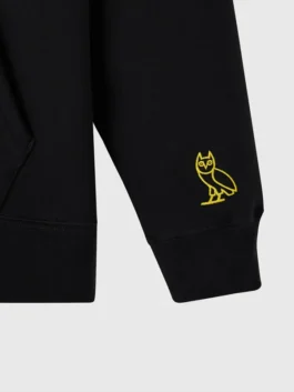 OVO X Batman 1989 Arch Hoodie in black with graphic front and casual fleece comfort