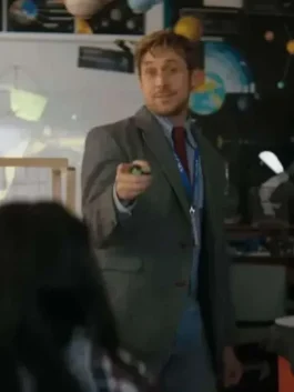 Project Hail Mary Ryan Gosling Blazer in grey color with wool fabric and tailored silhouette.