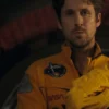 Ryan Gosling Yellow NASA Jacket in bright yellow with a sleek casual outerwear look