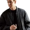Bill Goodman black quilted bomber jacket inspired by Nick Gehlfuss in CIA 2026.