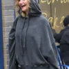 Cameron Diaz The Sham 2026 Grey Hoodie with relaxed casual women’s styling.