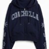 Gap X Coachella Blue Zip-Up Hoodie with relaxed streetwear-inspired fit.