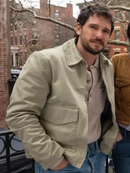 Count My Lies Kit Harington Cotton Jacket close-up view showing fabric texture and front details.