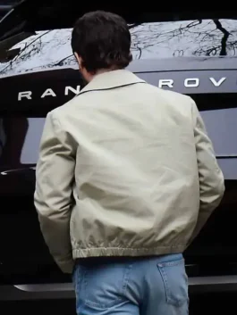 Count My Lies Kit Harington Cotton Jacket back view with clean seams and structured cotton design.