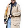 Gigi Hadid NYC 2026 Trench Coat with elegant longline celebrity street style.