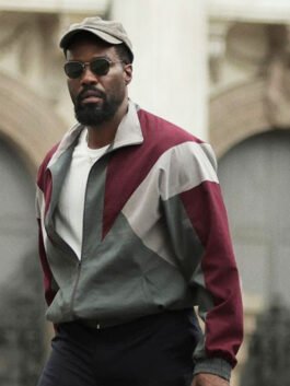 John Creasy multicolor jacket inspired by Yahya Abdul-Mateen II in Man on Fire 2026.