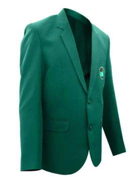 Right side view of the Masters Green Golf Club Jacket Blazer.
