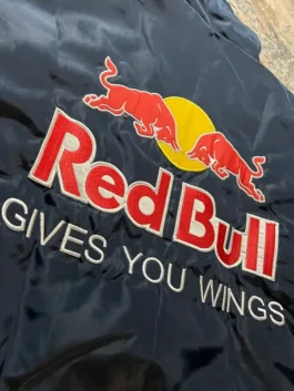 A durable wool-blend racing jacket designed for a sleek athletic fit.