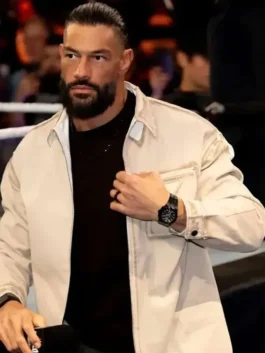 Roman Reigns Street Fighters Event 2026 Jacket with bold event-inspired styling.