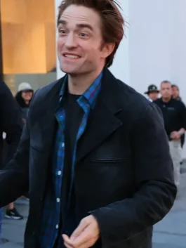 Robert Pattinson black blazer inspired by The Drama 2026 movie look.