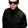 Tom Holland black jacket inspired by Spider-Man Brand New Day character look.